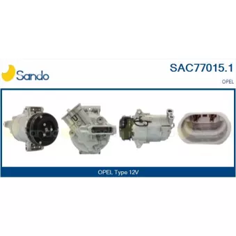 Compresseur, climatisation SANDO OEM 13124750