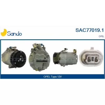 Compresseur, climatisation SANDO OEM 9196952