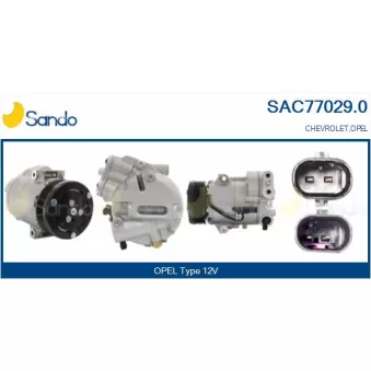 Compresseur, climatisation SANDO OEM 1618412