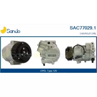 Compresseur, climatisation SANDO OEM 1618412