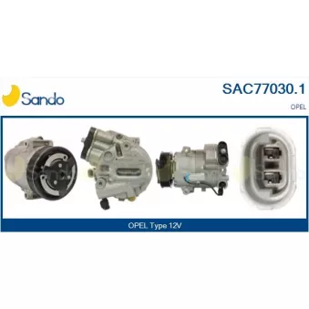 Compresseur, climatisation SANDO OEM 13395693