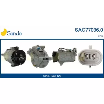 Compresseur, climatisation SANDO OEM 24466997