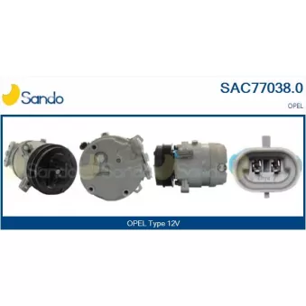 Compresseur, climatisation SANDO OEM 1854145