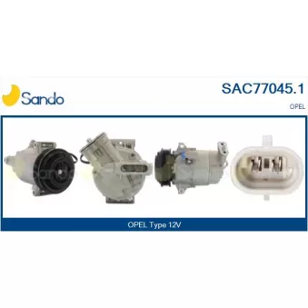Compresseur, climatisation SANDO OEM 24466995