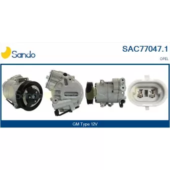 Compresseur, climatisation SANDO OEM 1618063