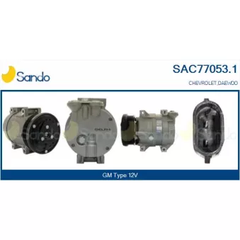 Compresseur, climatisation SANDO OEM 96442920