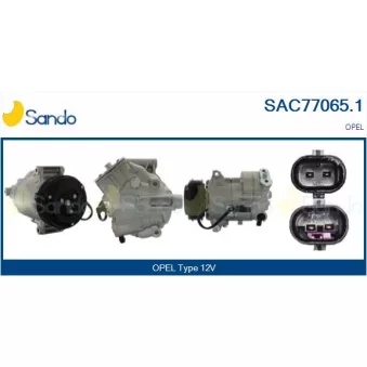 Compresseur, climatisation SANDO OEM 13361842