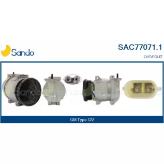 Compresseur, climatisation SANDO OEM 96992772