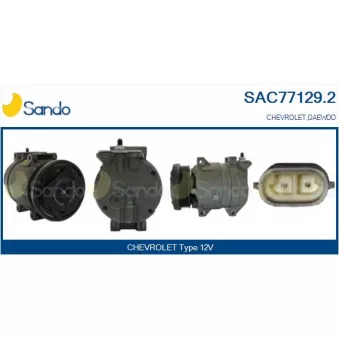 Compresseur, climatisation SANDO OEM 96966630