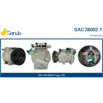 Compresseur, climatisation SANDO OEM 977012H040
