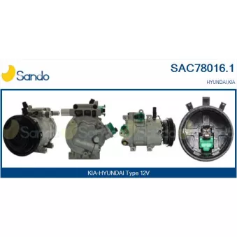 Compresseur, climatisation SANDO OEM 977012H102