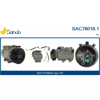 Compresseur, climatisation SANDO OEM 977011D200
