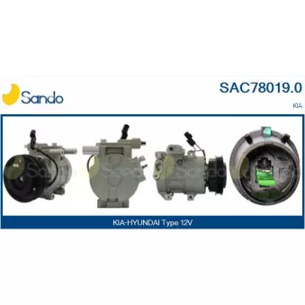 Compresseur, climatisation SANDO OEM 977011G010