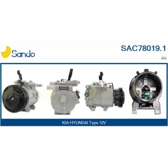 Compresseur, climatisation SANDO OEM 977011G010
