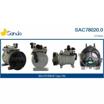 Compresseur, climatisation SANDO OEM 977010X200