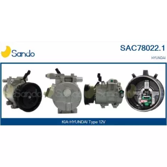Compresseur, climatisation SANDO OEM 977011J200