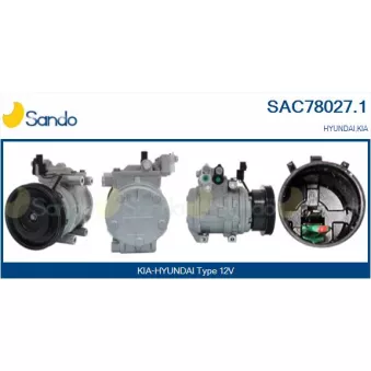 Compresseur, climatisation SANDO OEM 977012D700