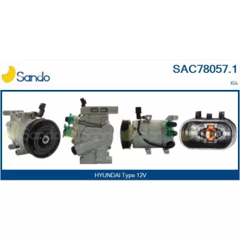 Compresseur, climatisation SANDO SAC78057.1