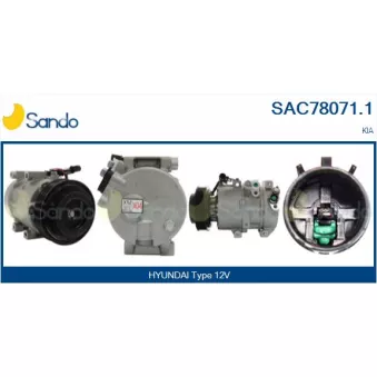 SANDO SAC78071.1 - Compresseur, climatisation