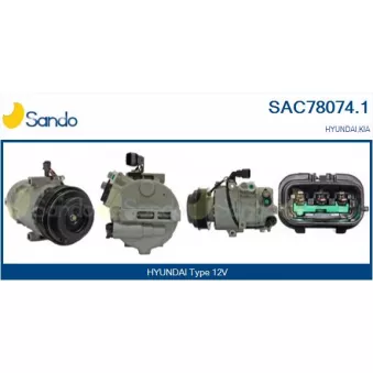 Compresseur, climatisation SANDO SAC78074.1