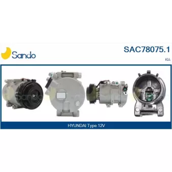 Compresseur, climatisation SANDO OEM 977012P310