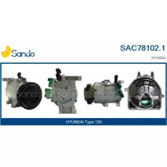 Compresseur, climatisation SANDO OEM 977014P351