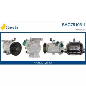 Compresseur, climatisation SANDO OEM 97701A6701