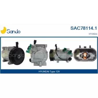 Compresseur, climatisation SANDO OEM 97701C8051