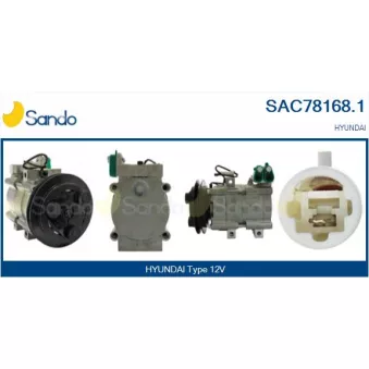Compresseur, climatisation SANDO OEM 9765143051