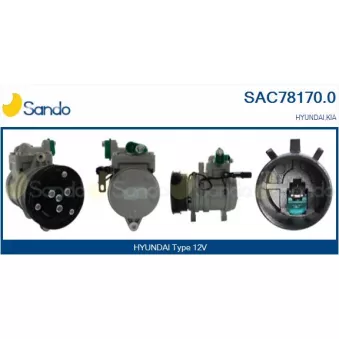 Compresseur, climatisation SANDO OEM 9770107100