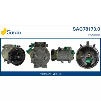 Compresseur, climatisation SANDO OEM 977012H240