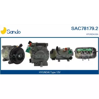 Compresseur, climatisation SANDO OEM 97701G4300