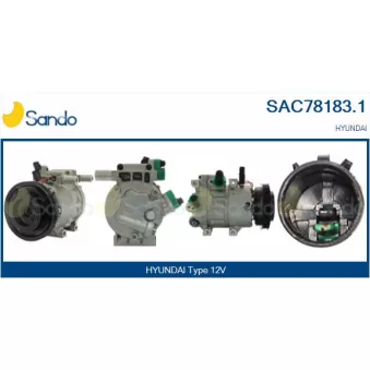 Compresseur, climatisation SANDO OEM 977011E000