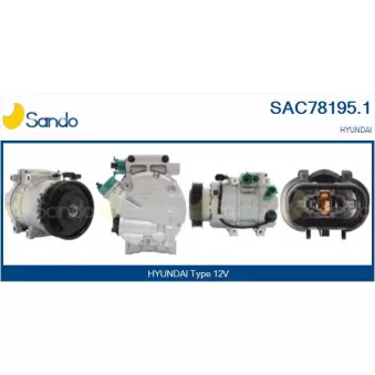 Compresseur, climatisation SANDO SAC78195.1