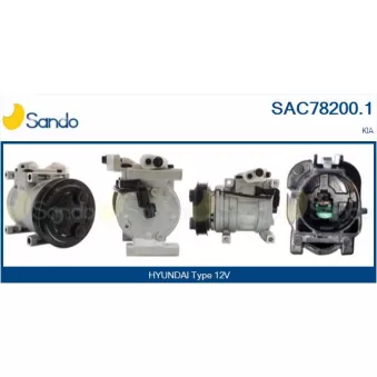Compresseur, climatisation SANDO OEM 977011Y100