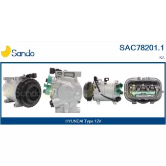 Compresseur, climatisation SANDO OEM 977011Y200