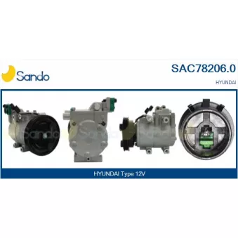 Compresseur, climatisation SANDO OEM 9770125100