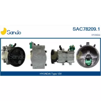 Compresseur, climatisation SANDO OEM 9770122000