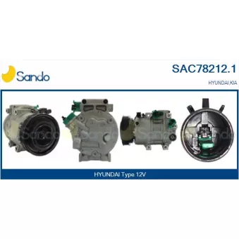 Compresseur, climatisation SANDO OEM 977012B251