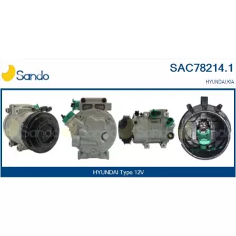 Compresseur, climatisation SANDO OEM 977012B202