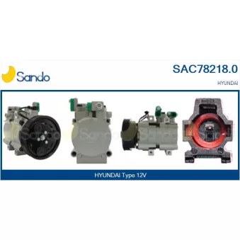 Compresseur, climatisation SANDO OEM 9770126300