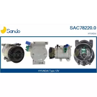 Compresseur, climatisation SANDO OEM 977012B400