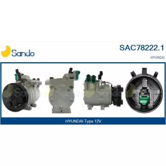 Compresseur, climatisation SANDO OEM 977012D000
