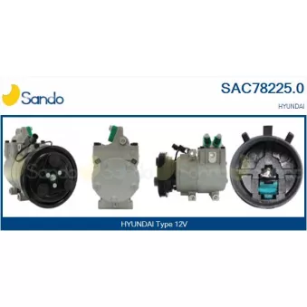 Compresseur, climatisation SANDO SAC78225.0
