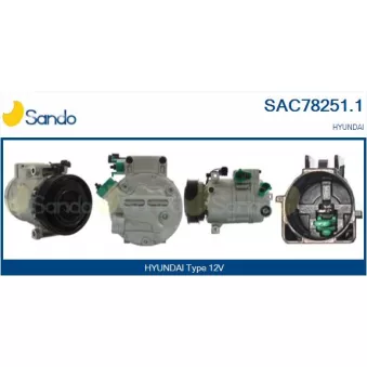 Compresseur, climatisation SANDO OEM 977013J000