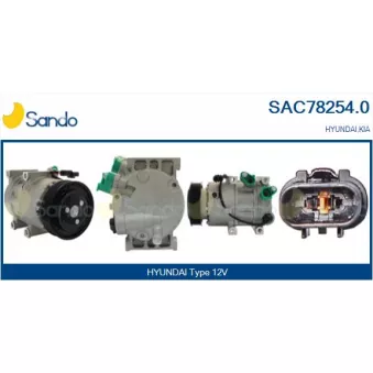 Compresseur, climatisation SANDO OEM 977013R000