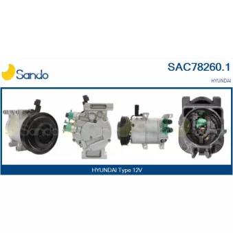Compresseur, climatisation SANDO OEM 977013X000
