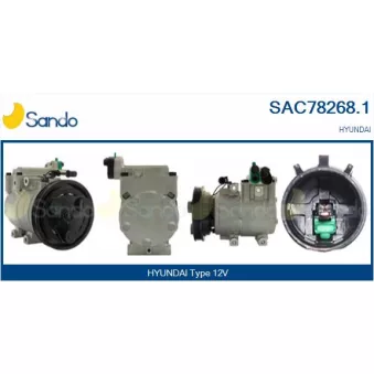 Compresseur, climatisation SANDO OEM 977014A450