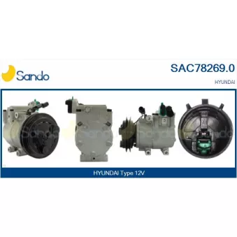 SANDO SAC78269.0 - Compresseur, climatisation