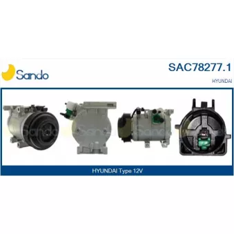 Compresseur, climatisation SANDO OEM 977014H010